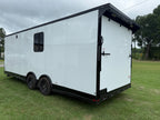 8.5X24TA White Race Ready Trailer