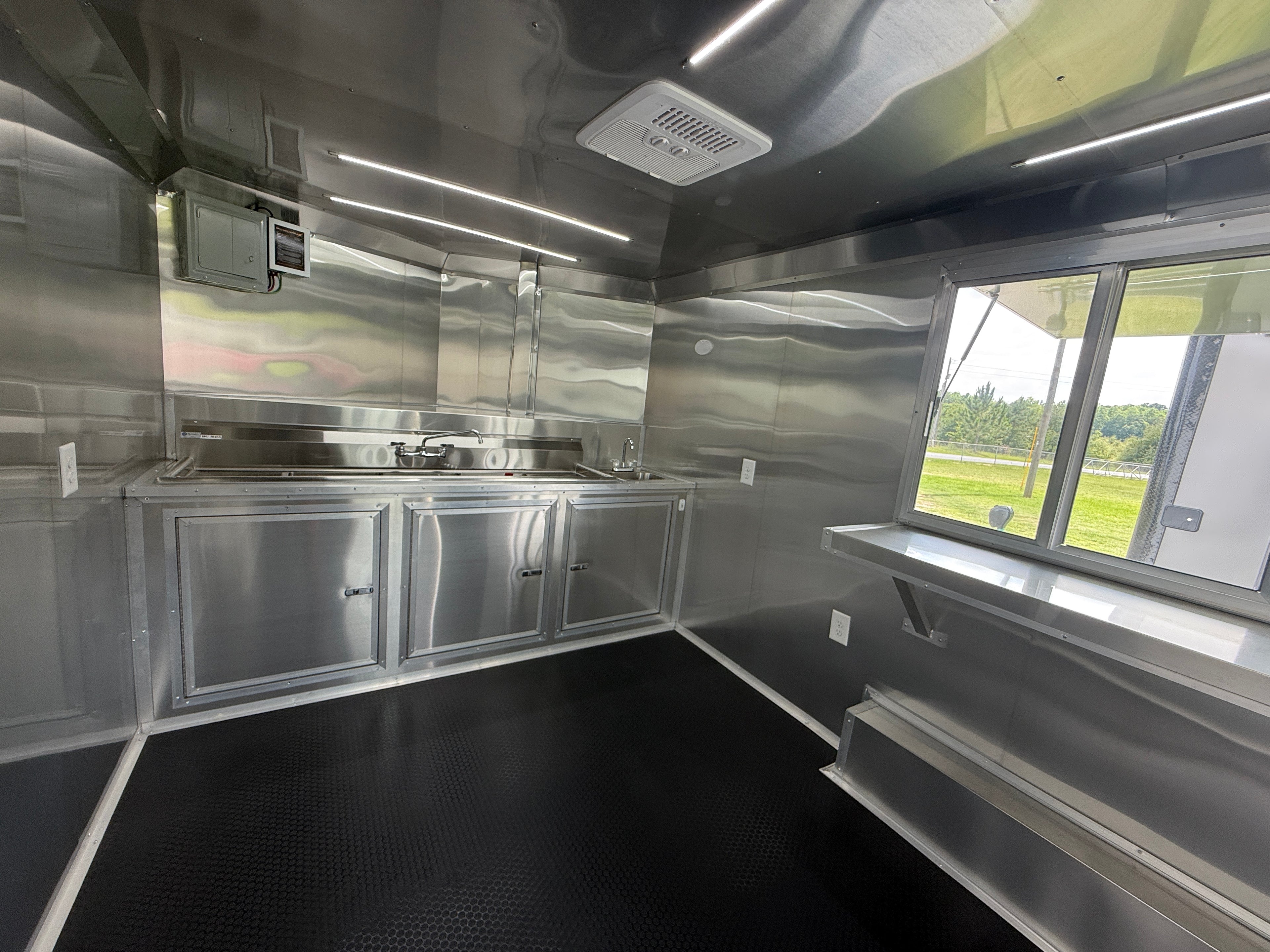8.5X16TA White Concession Trailer