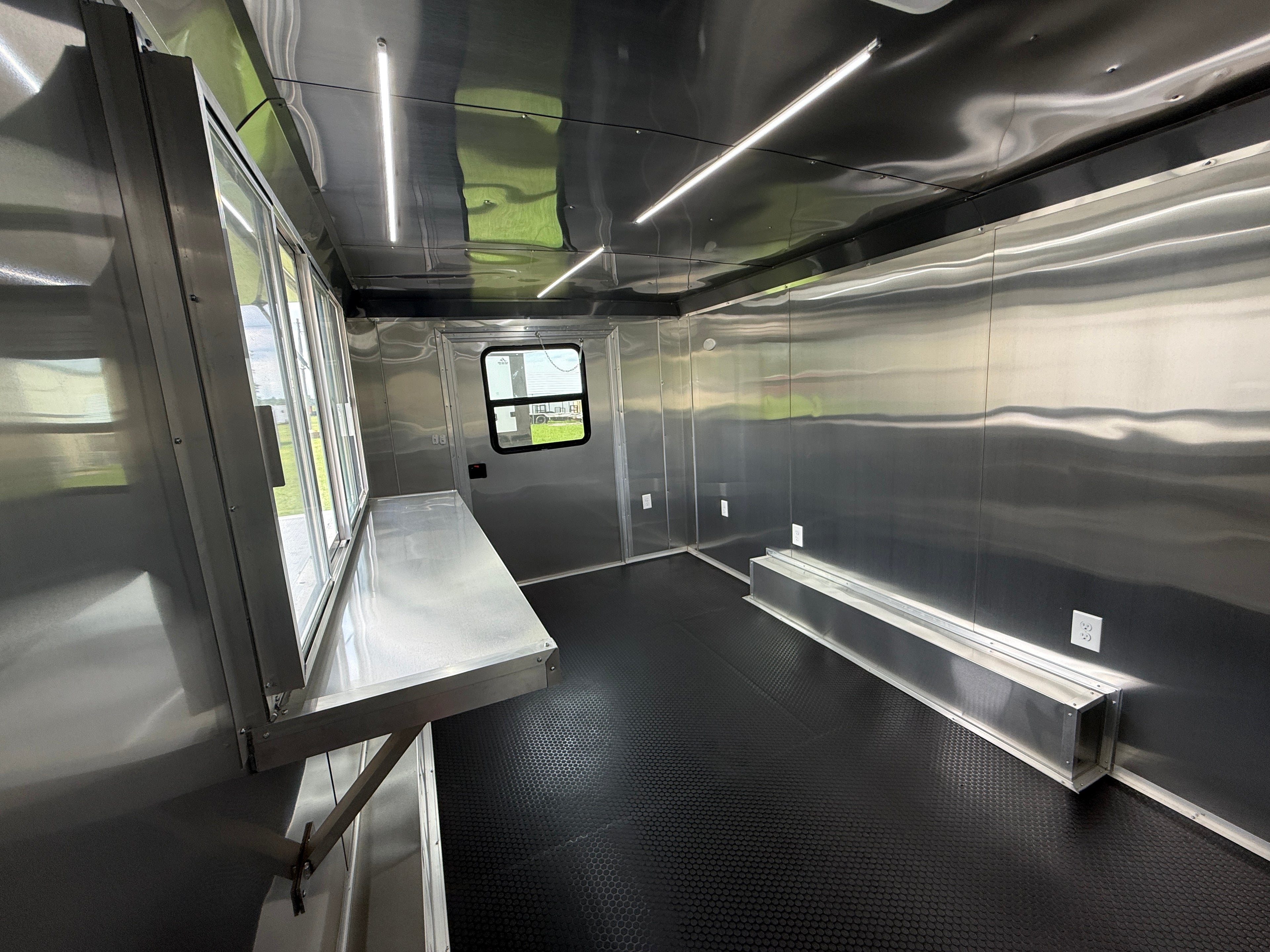 8.5X16TA White Concession Trailer