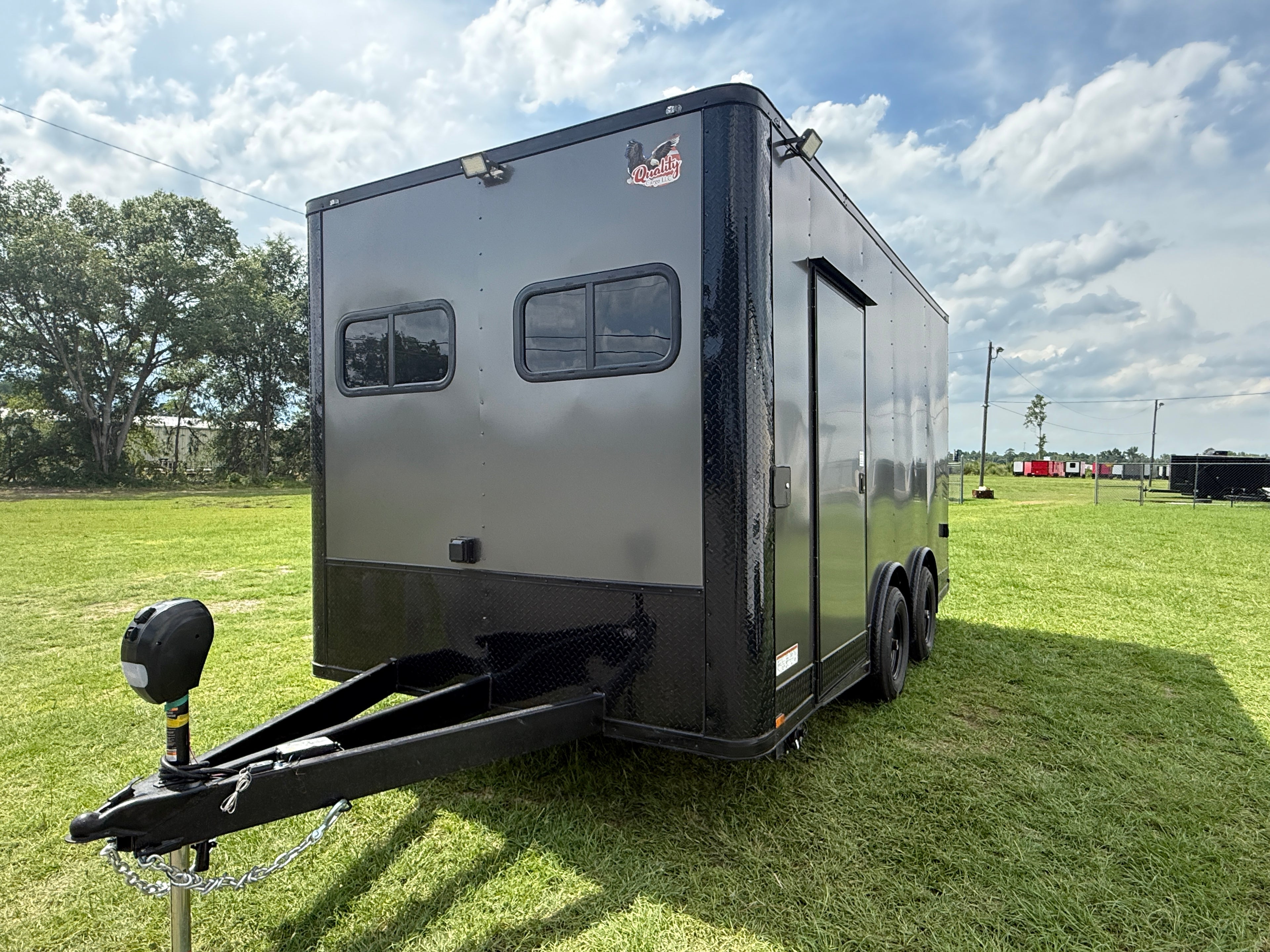 8.5X16TA Charcoal Concession Trailer