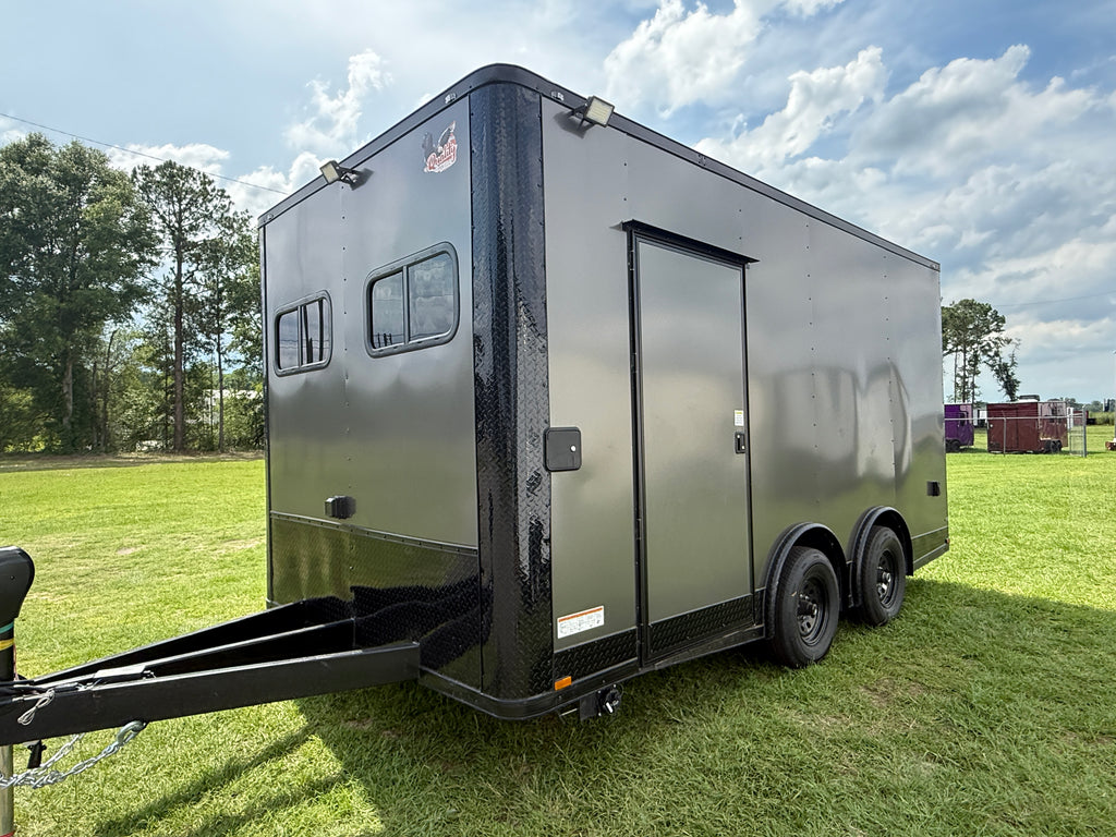 8.5X16TA Charcoal Concession Trailer