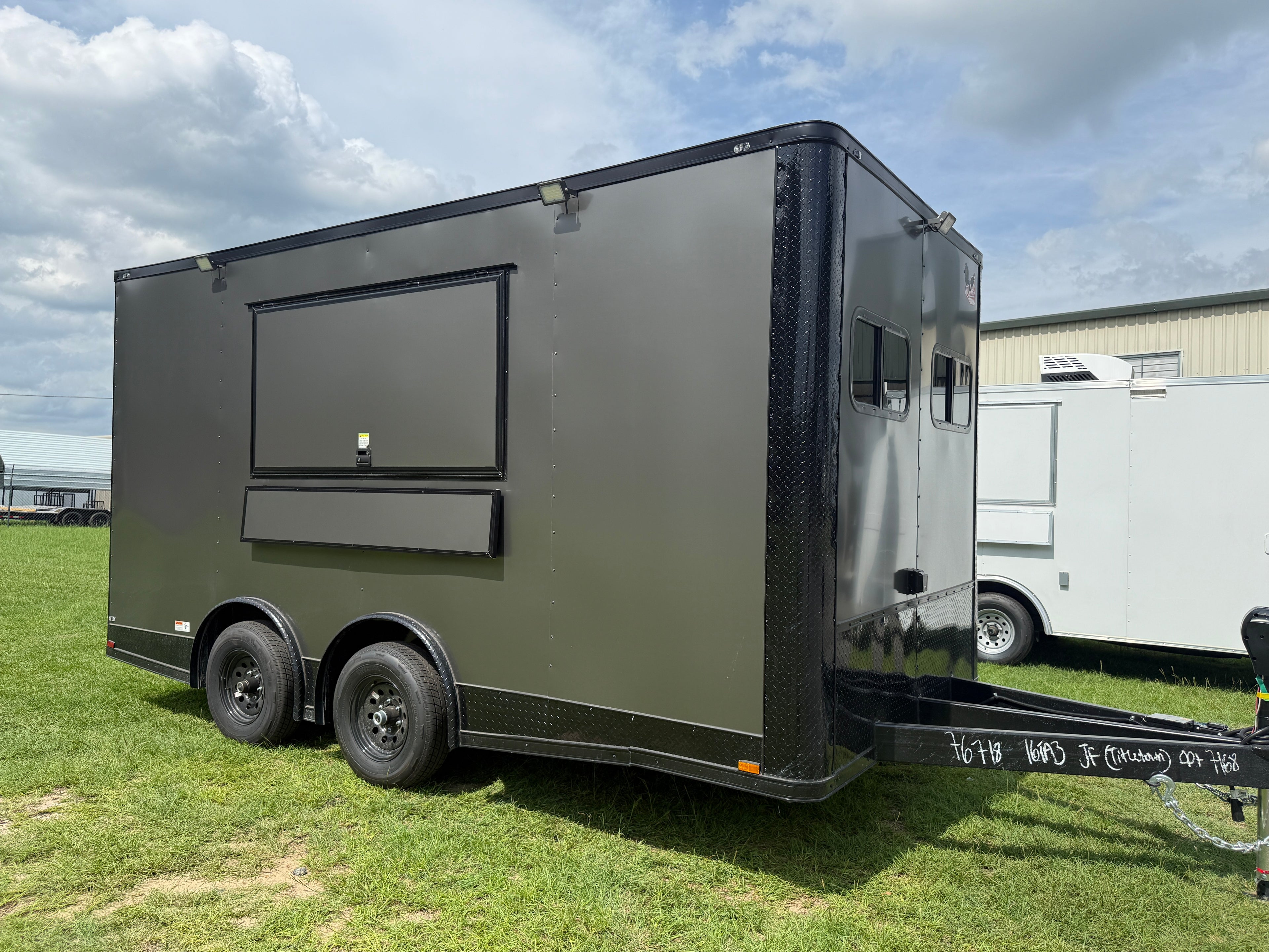 8.5X16TA Charcoal Concession Trailer
