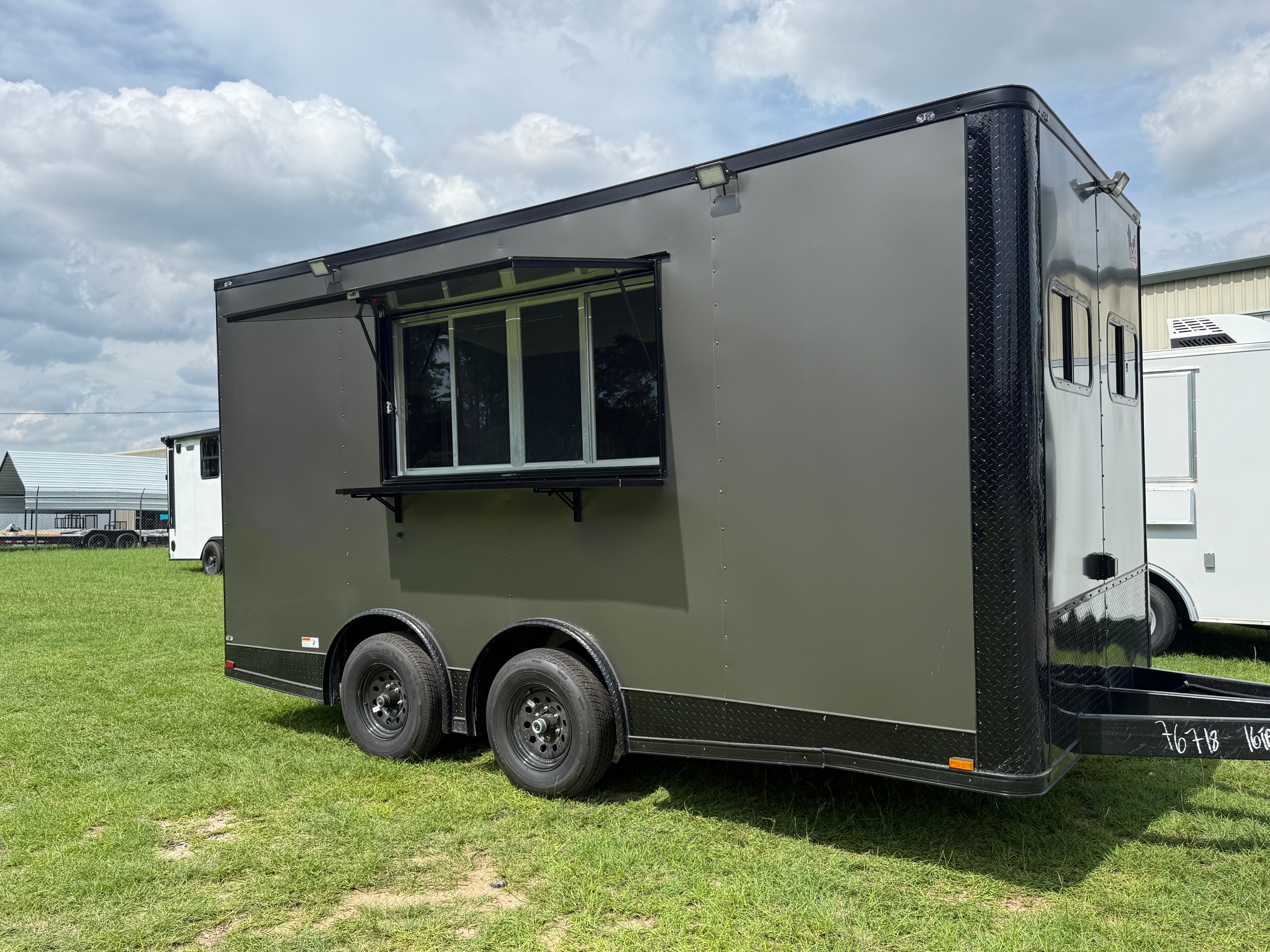 8.5X16TA Charcoal Concession Trailer