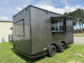 8.5X16TA Charcoal Concession Trailer