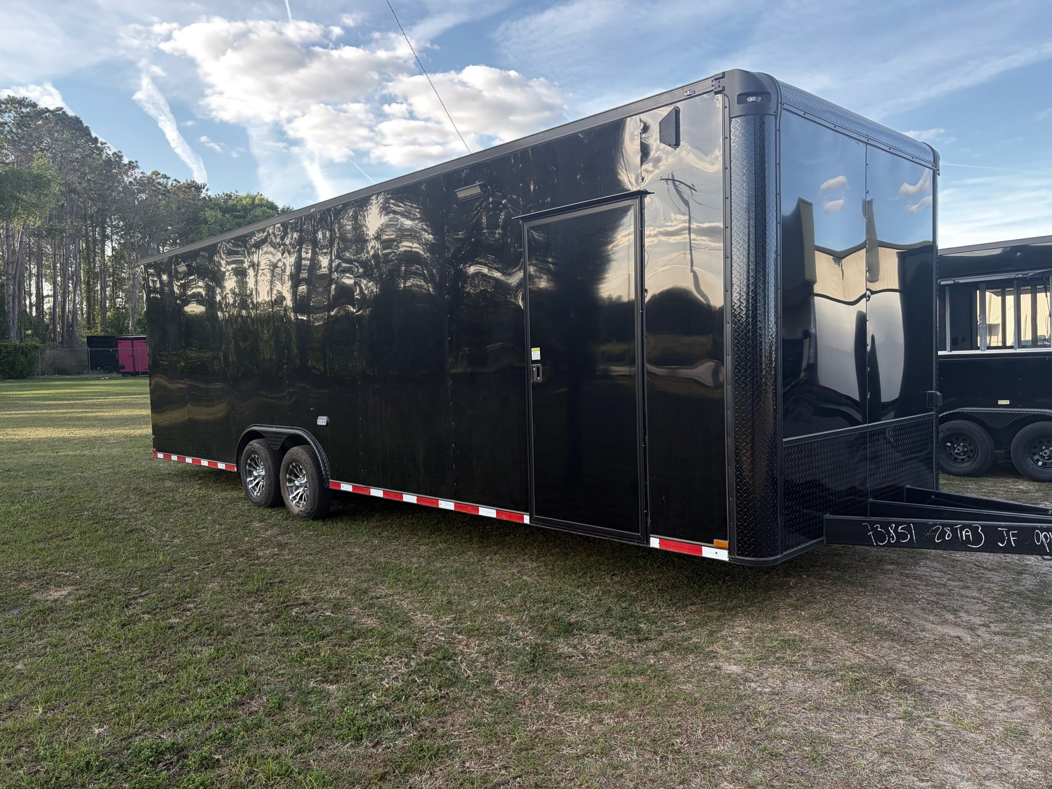 8.5X28 Black Race Ready Trailer
