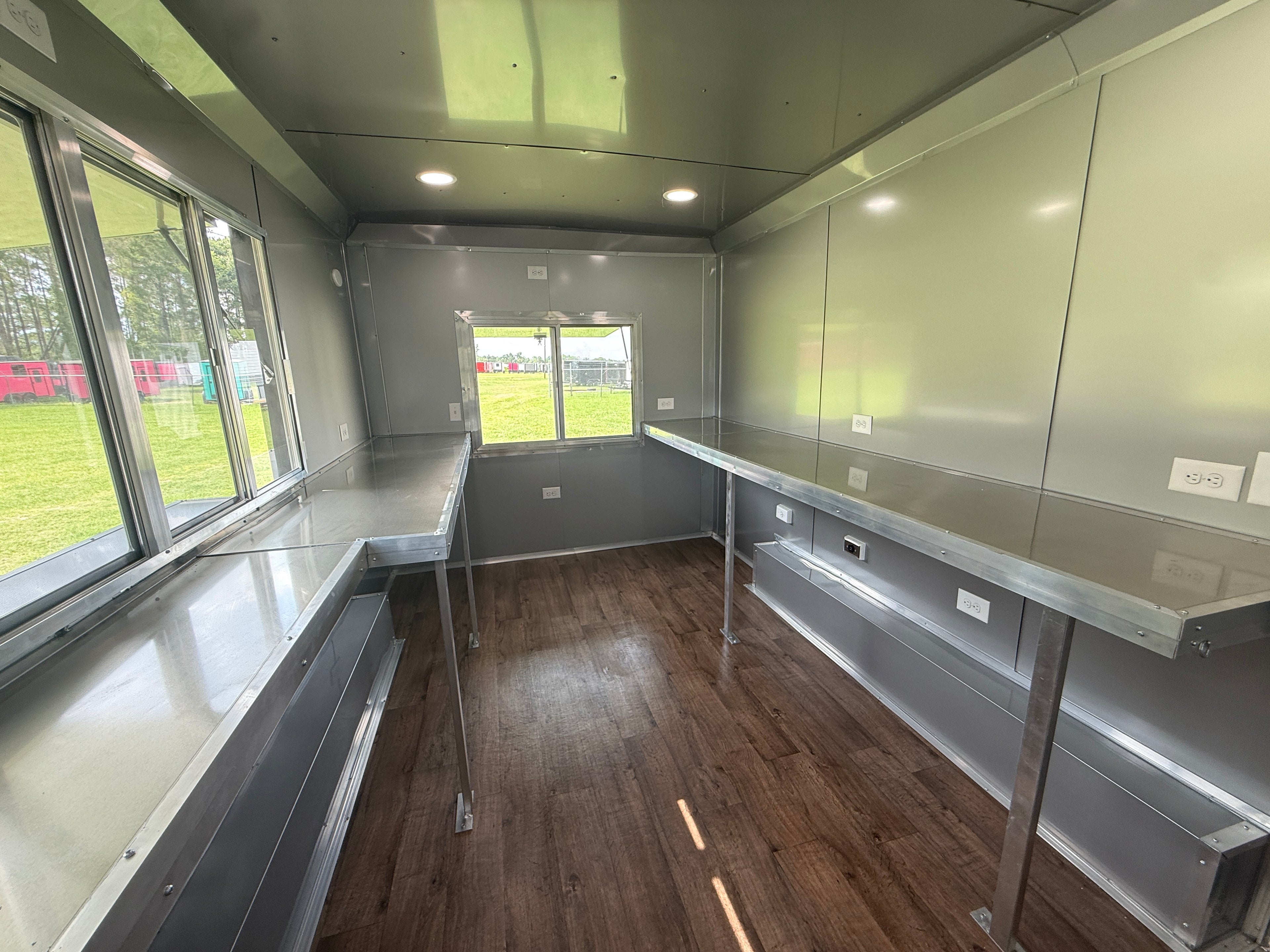 8.5X16TA Charcoal Concession Trailer