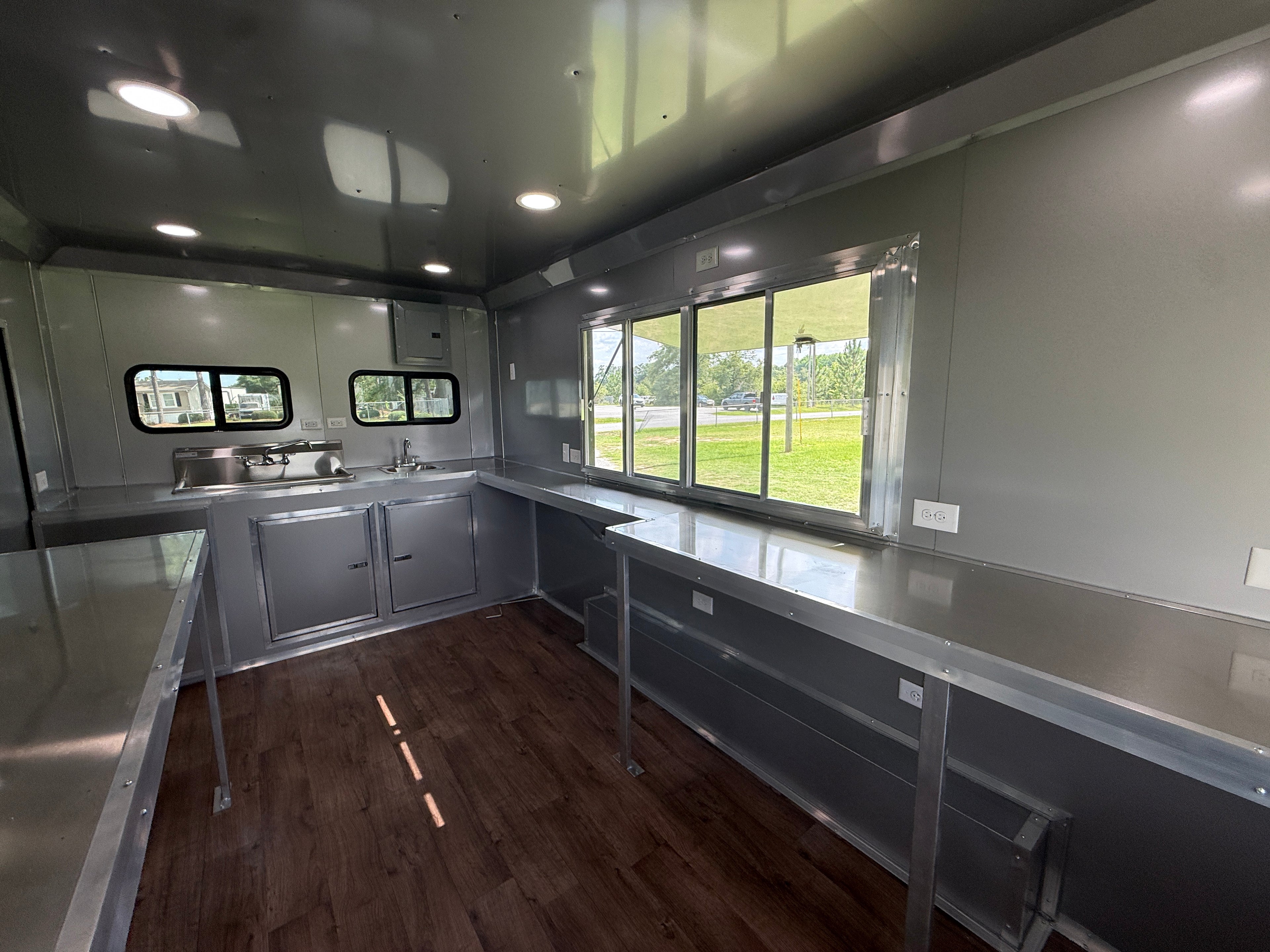 8.5X16TA Charcoal Concession Trailer