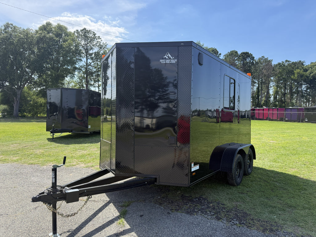 7X12TA Black Splicing Trailer
