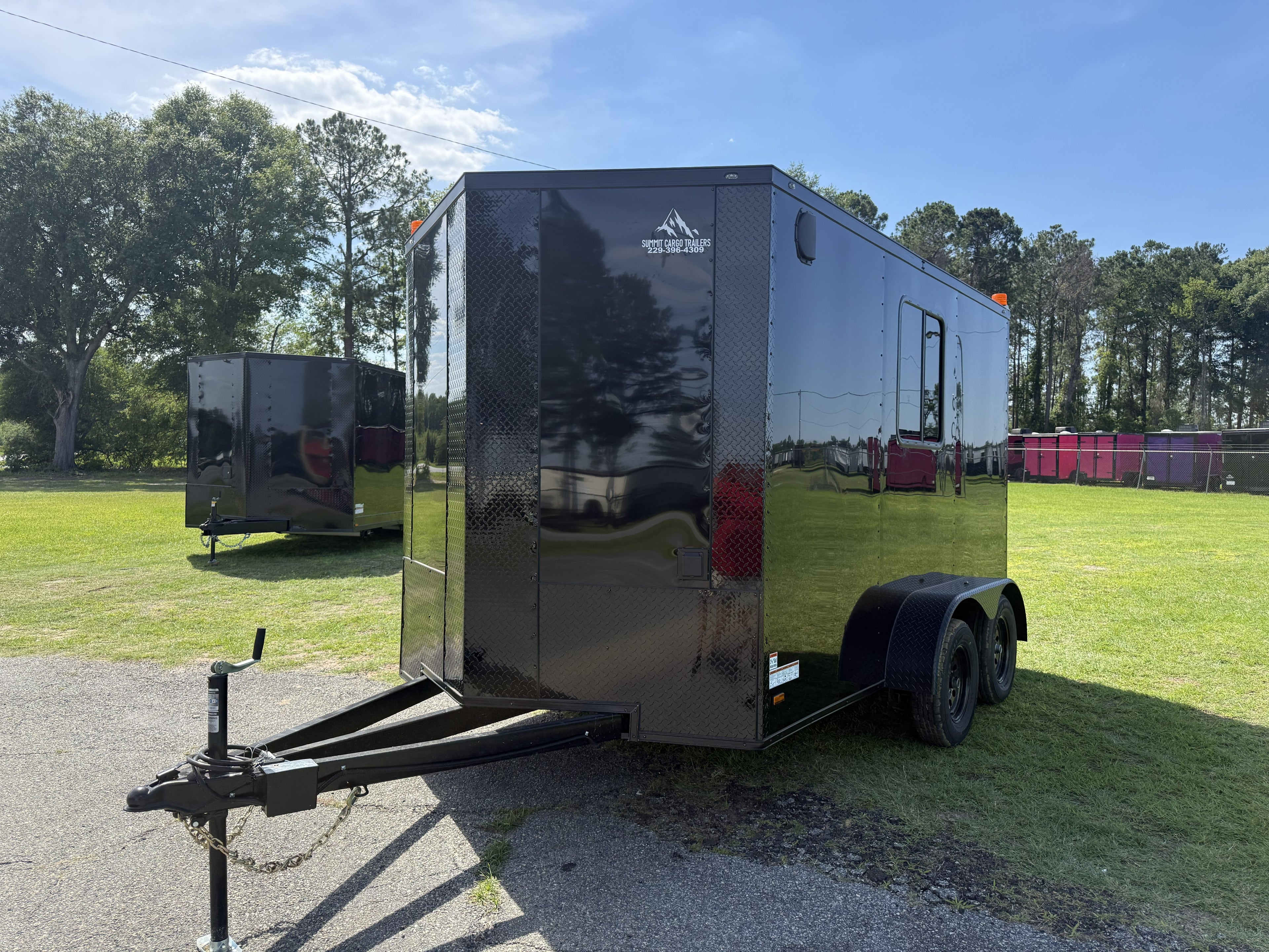 7X12TA Black Splicing Trailer
