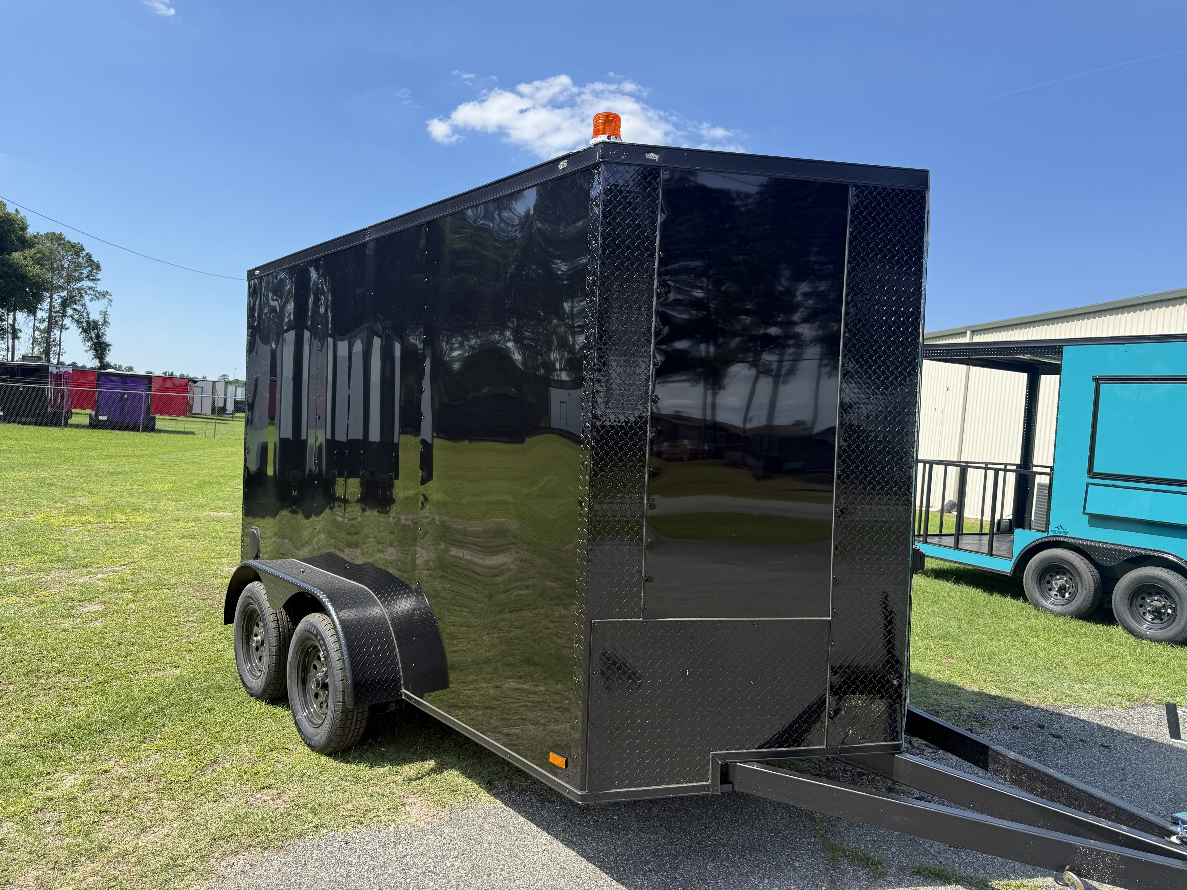 7X12TA Black Splicing Trailer