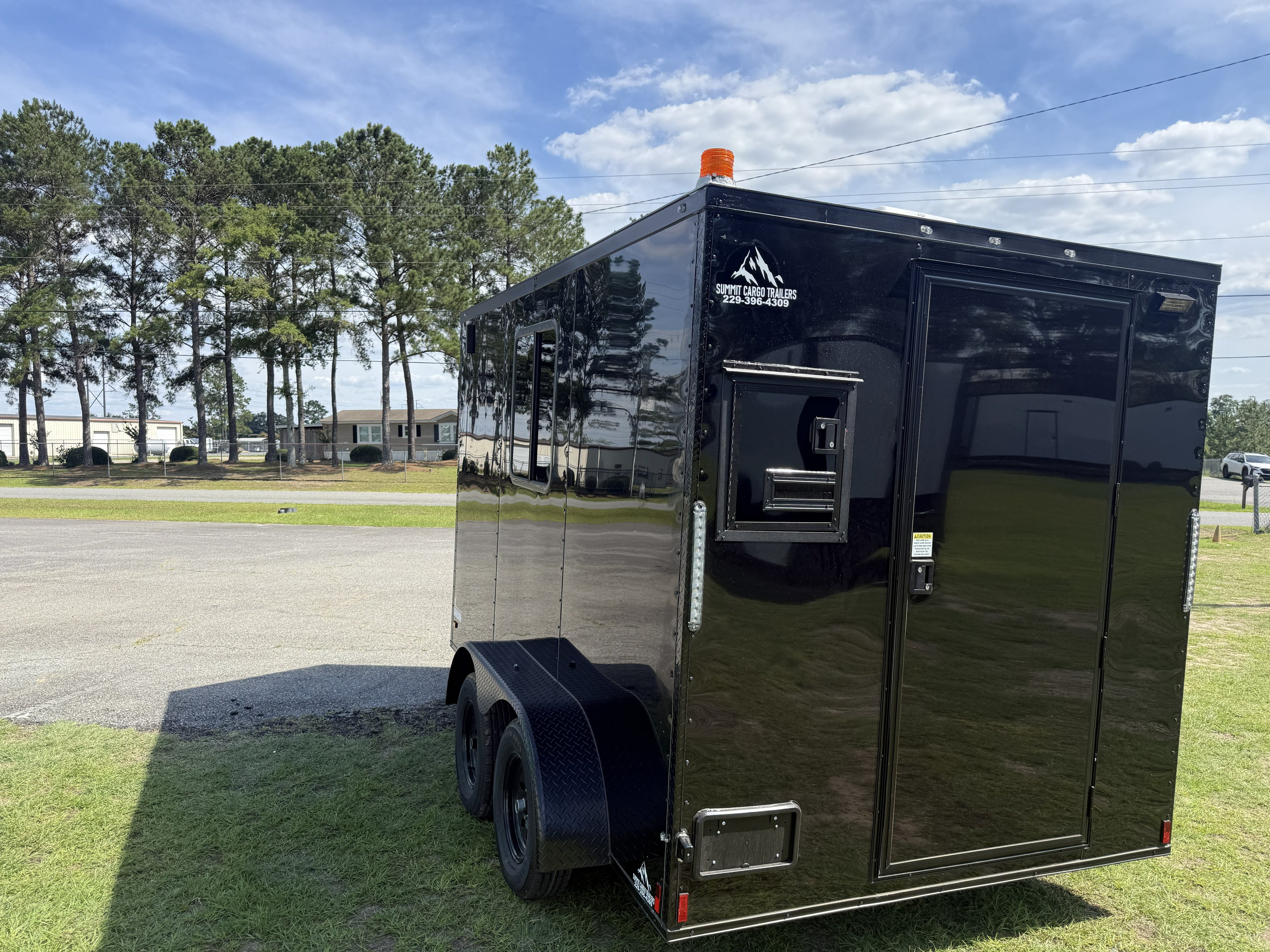 7X12TA Black Splicing Trailer