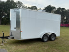 6X14TA White RC Office Trailer