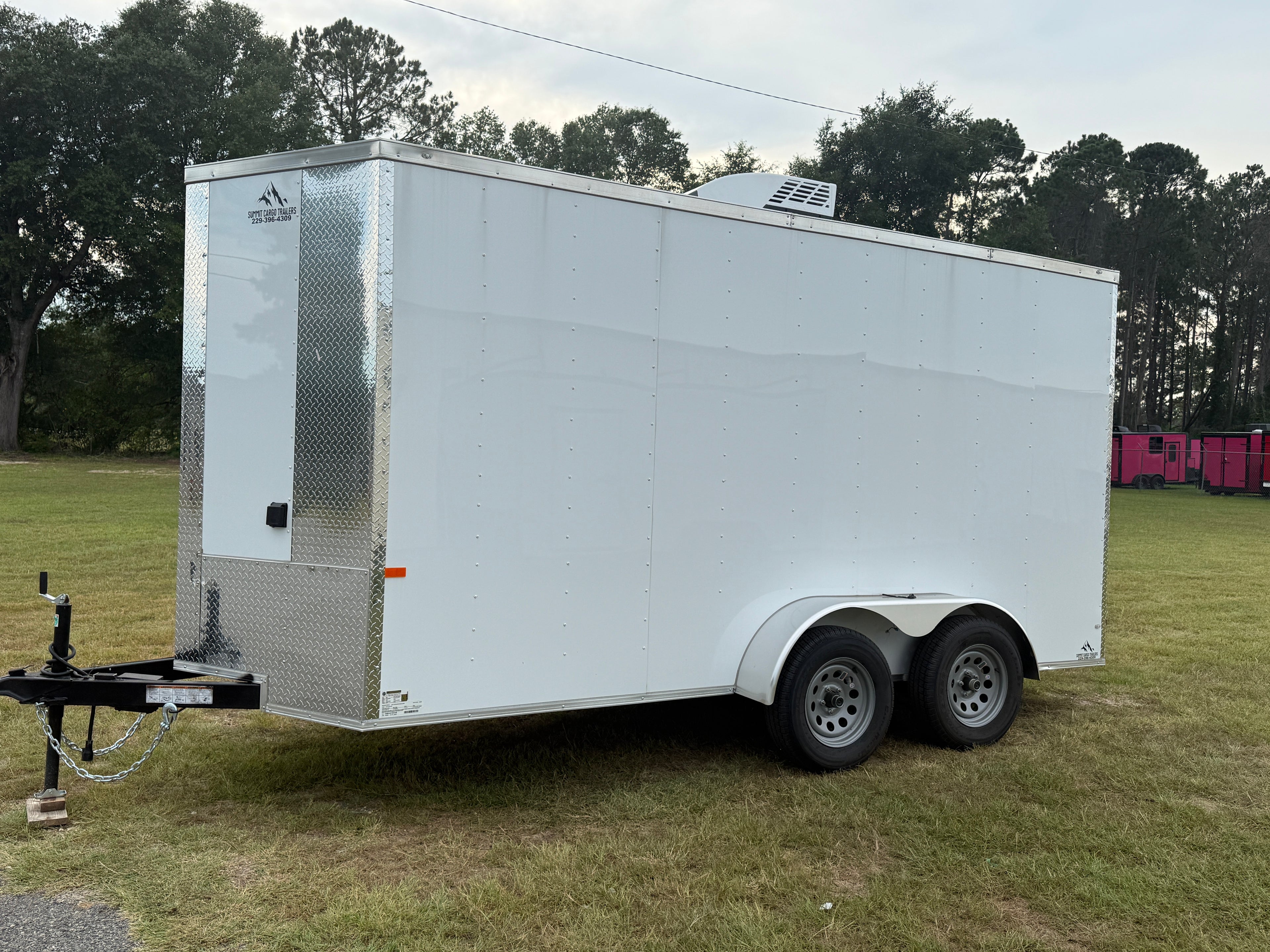 6X14TA White RC Office Trailer
