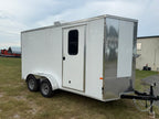 6X14TA White RC Office Trailer