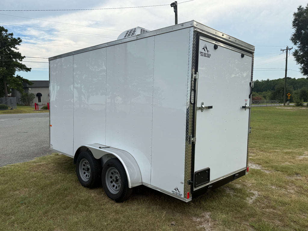 6X14TA White RC Office Trailer