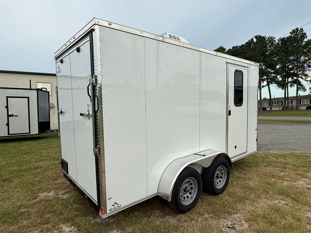 6X14TA White RC Office Trailer