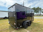 7X14TA Black Standard Trailer