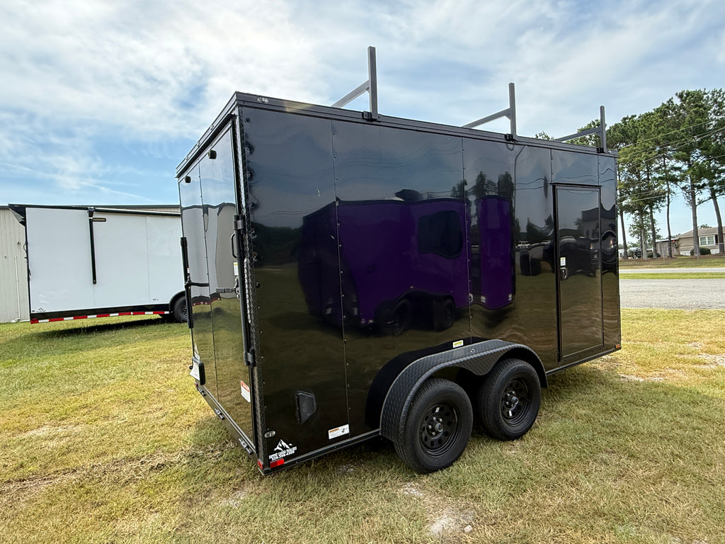7X14TA Black Standard Trailer