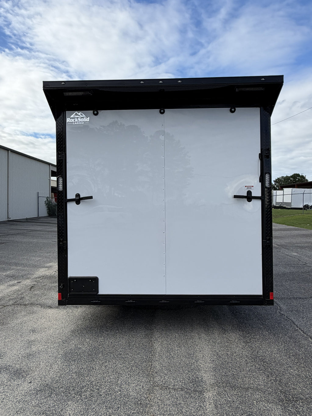 8.5X28TA3 White Standard Car Hauler Trailer