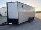 7X16TA Silver Enclosed Cargo Trailer