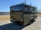 8.5X16TA3 Black Standard Work Trailer
