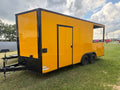 8.5X20TA Yellow Food Porch Trailer