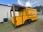 8.5X20TA Yellow Food Porch Trailer