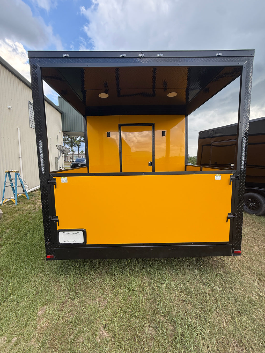 8.5X20TA Yellow Food Porch Trailer