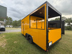 8.5X20TA Yellow Food Porch Trailer