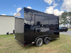 8.5X14TA Black Beverage Coffee Trailer