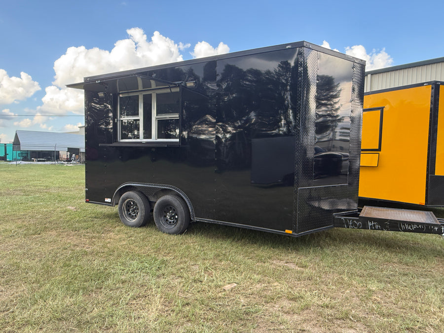 8.5x14TA Black Coffee Concession Trailer — image 1 of 6