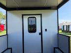 8.5X20TA Silver Concession Porch Trailer