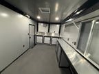 8.5X24TA  Silver Gullwing Porch Trailer