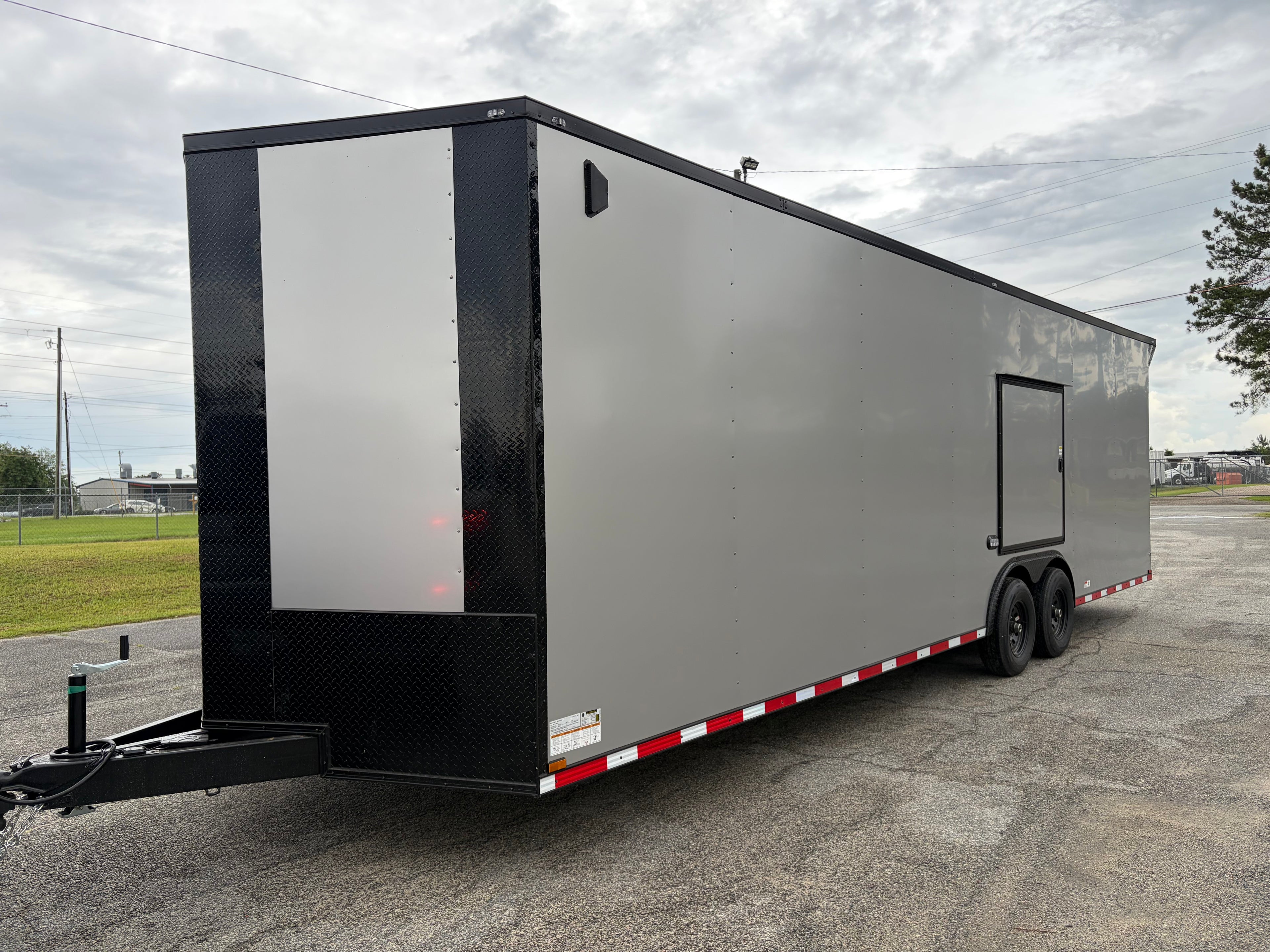 8.5X28TA3 Silver Standard Car Hauler Trailer