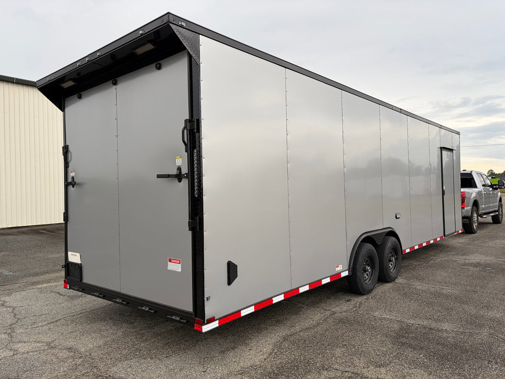 8.5X28TA3 Silver Standard Car Hauler Trailer