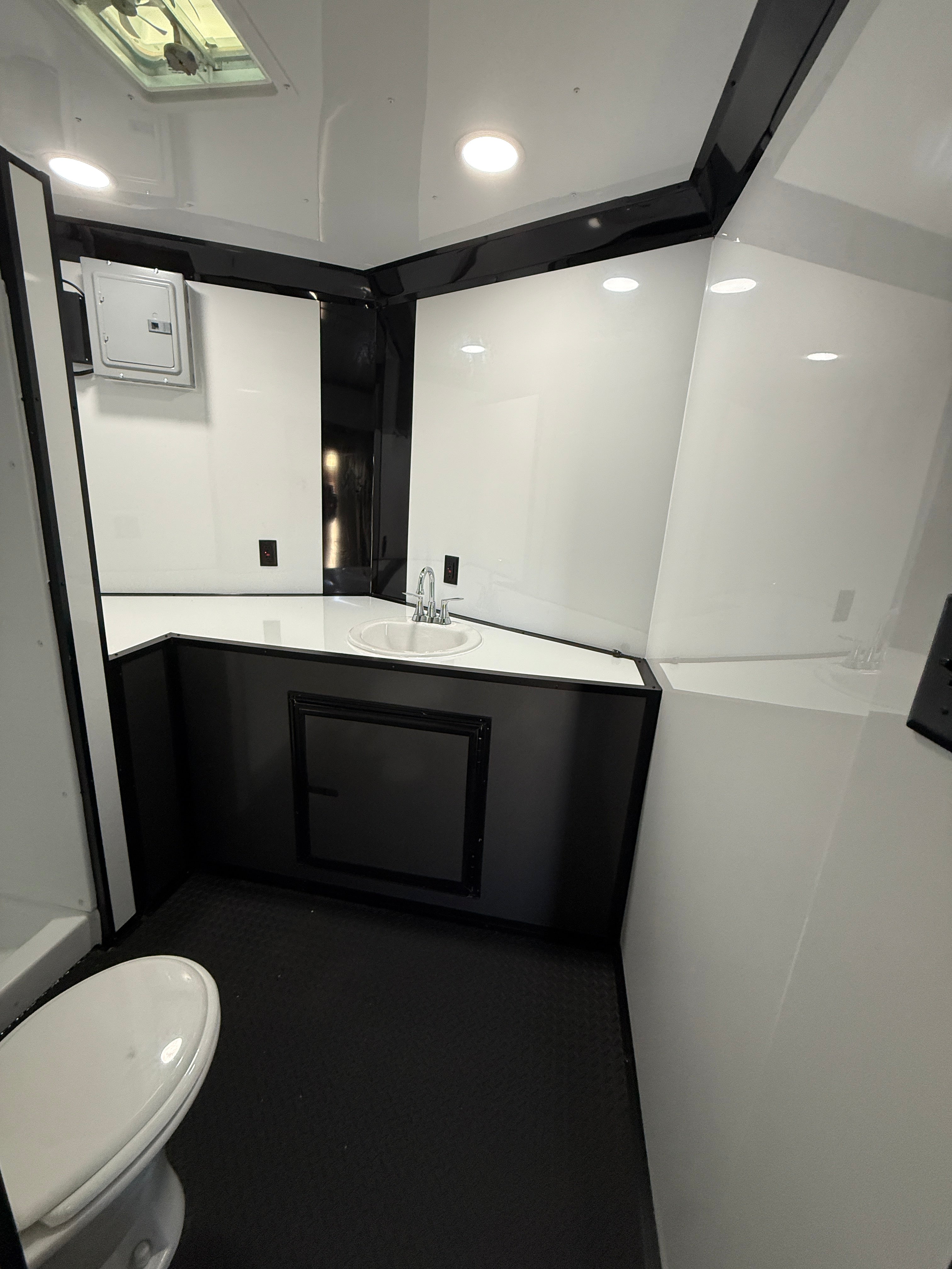 8.5X24TA3 Charcoal Race Ready Trailer