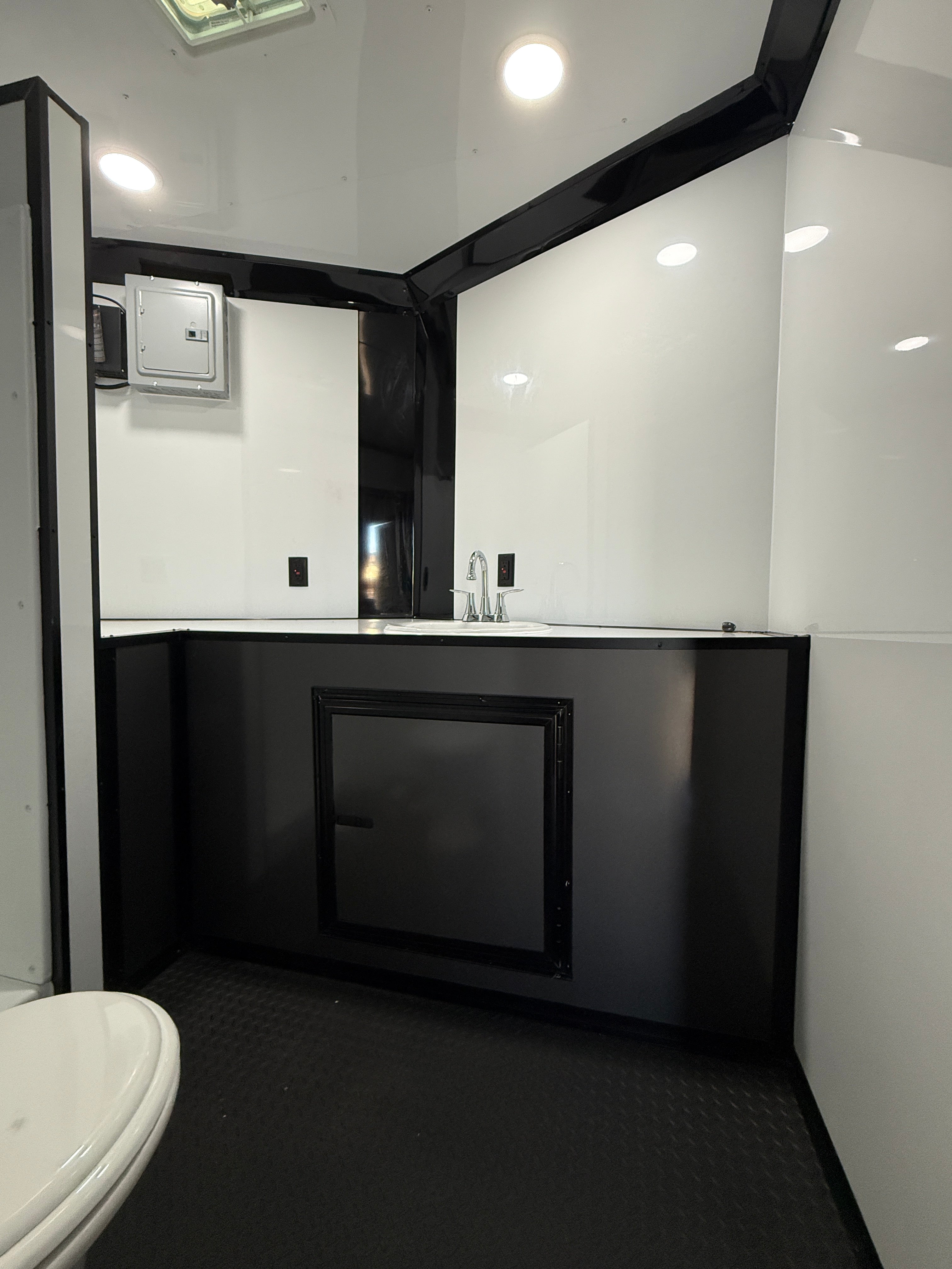 8.5X24TA3 Charcoal Race Ready Trailer