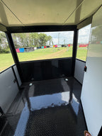 BBQ Trailer for Sale | 8.5x20 Black Porch Concession Trailer