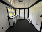 BBQ Trailer for Sale | 8.5x20 Black Porch Concession Trailer