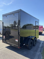 6X12TA Black Standard Trailer
