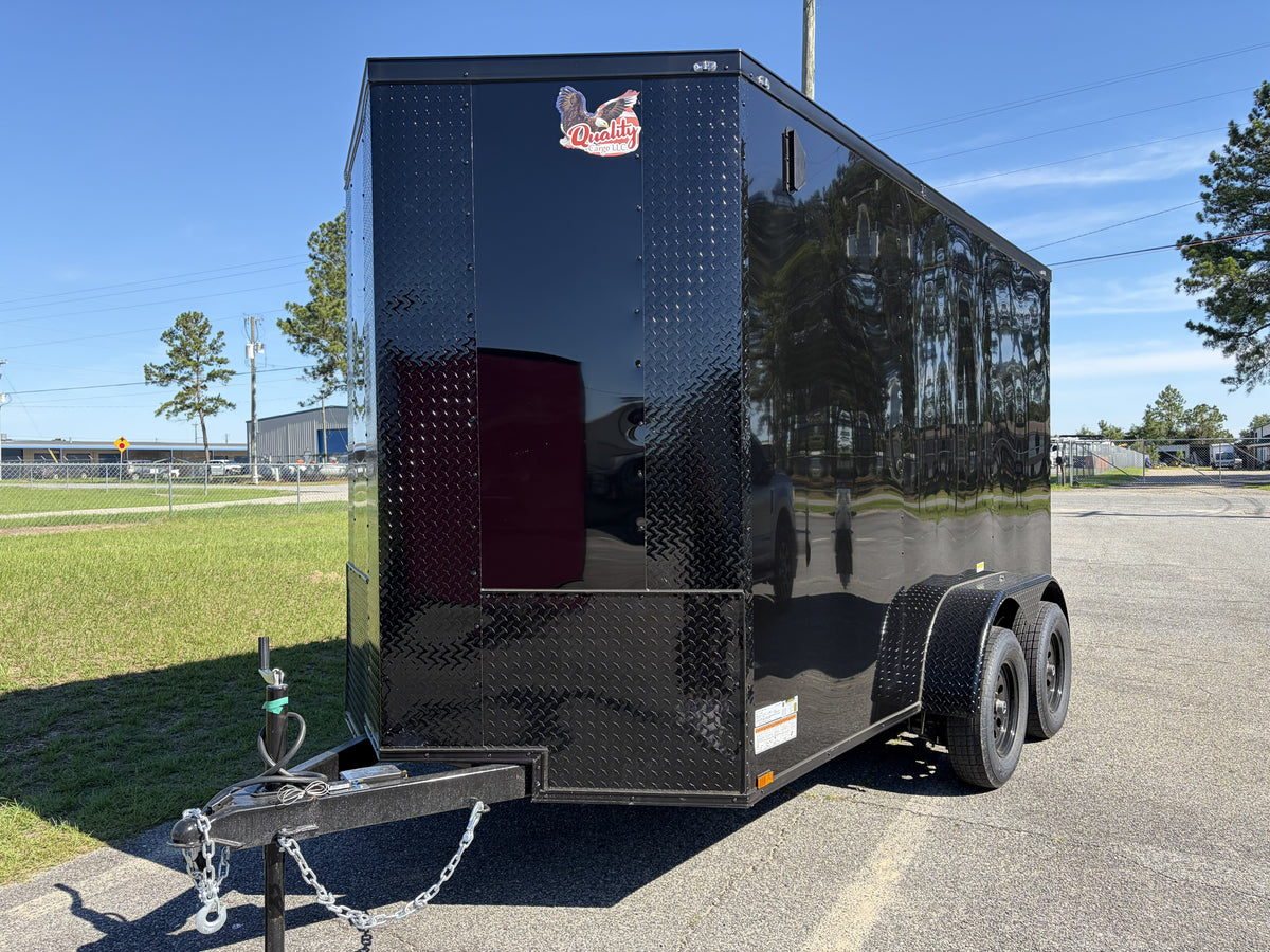 6X12TA Black Standard Trailer