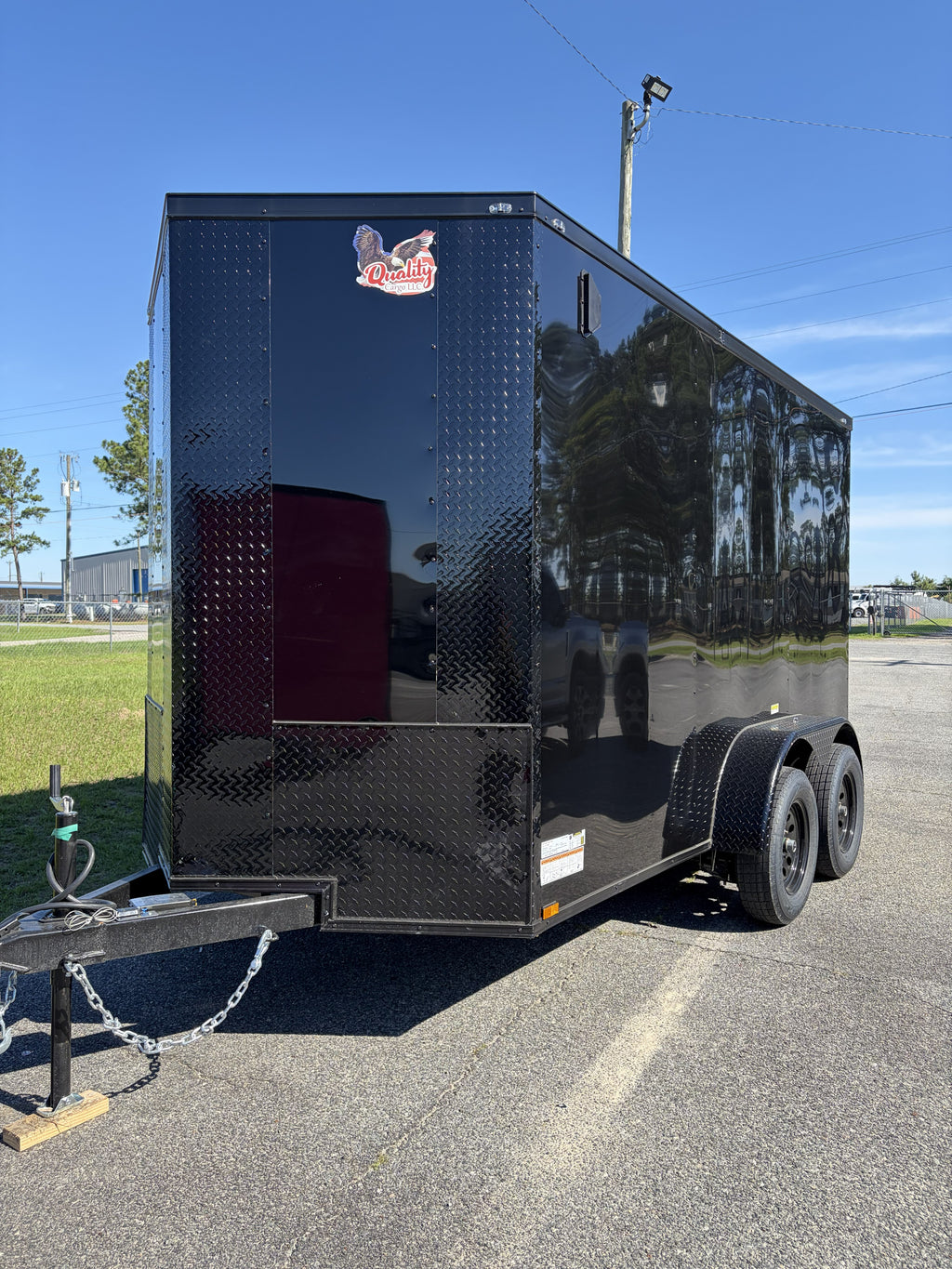 6X12TA Black Standard Trailer
