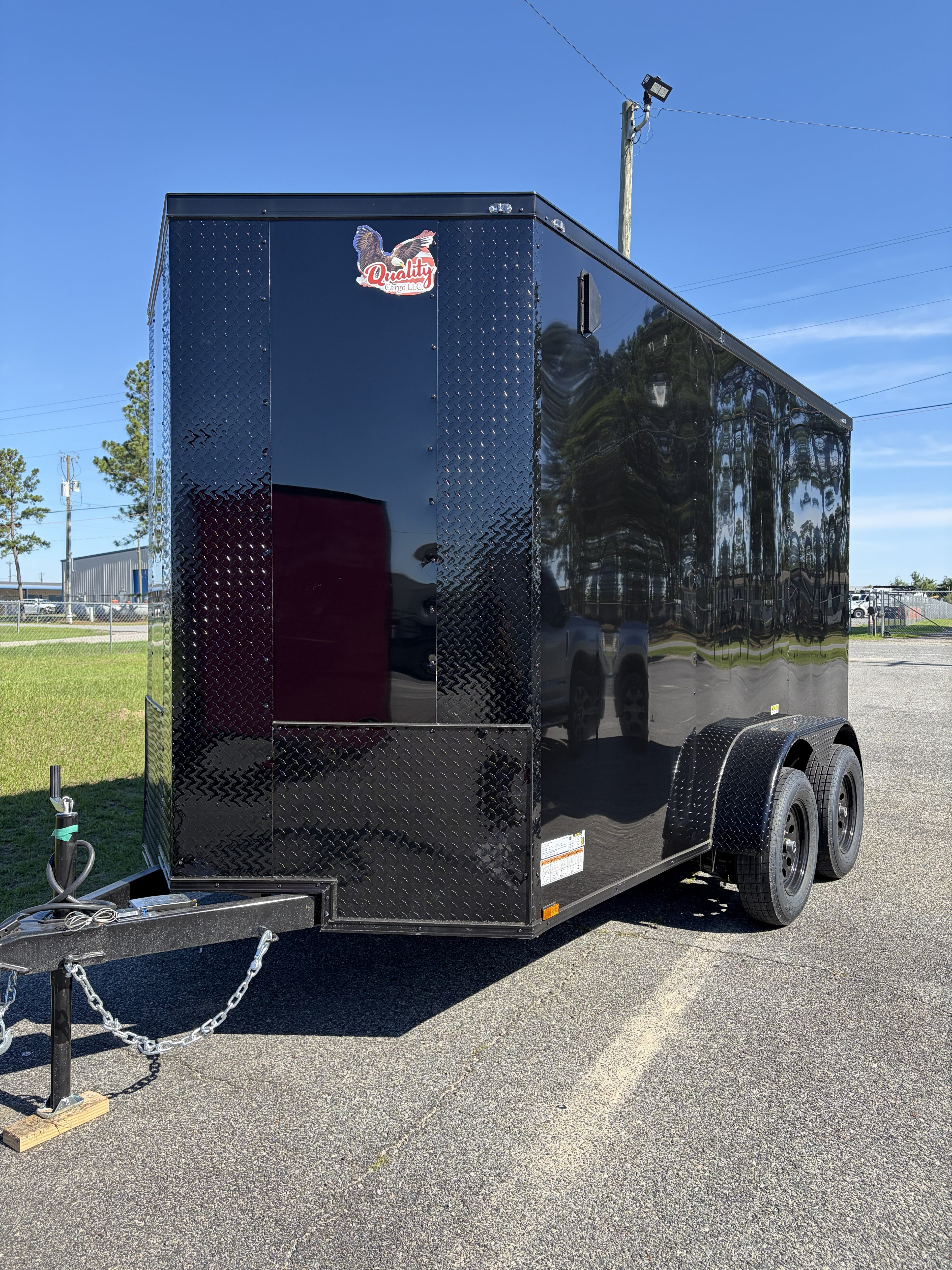 6X12TA Black Standard Trailer