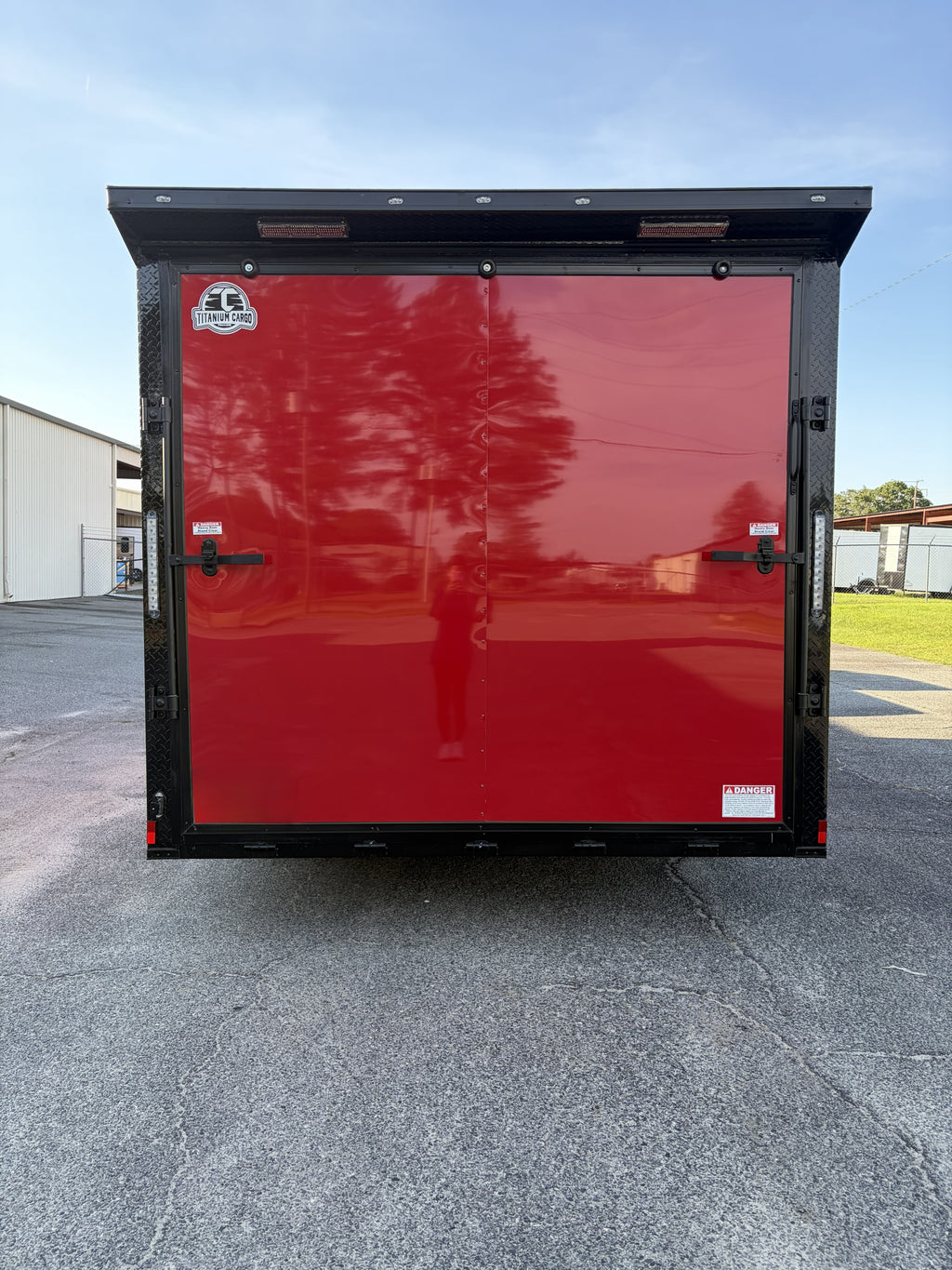 8.5X16TA Red RC Racing Office Trailer