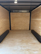 8.5X16TA Red Enclosed Cargo Trailer