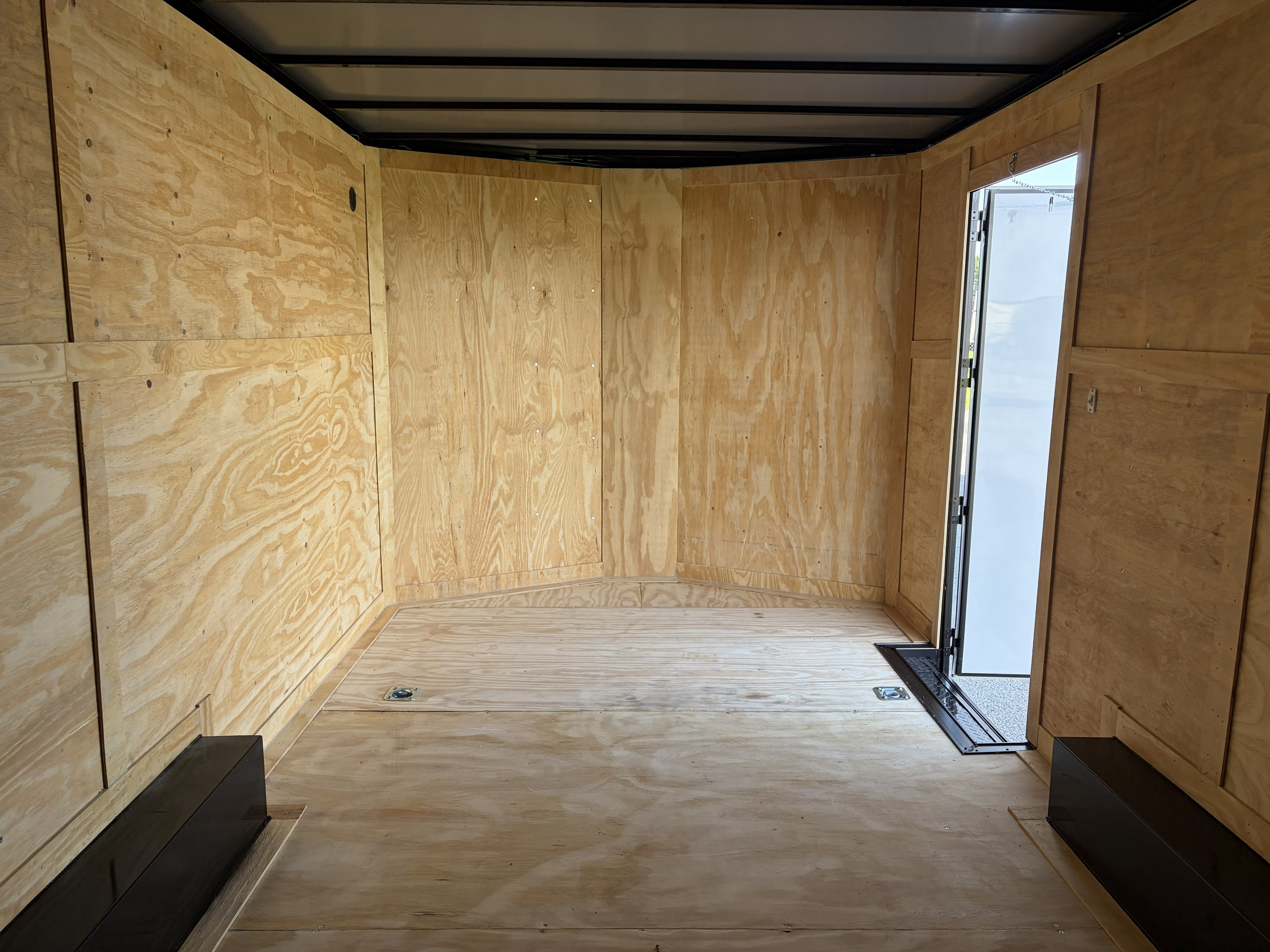8.5X16TA Red Enclosed Cargo Trailer