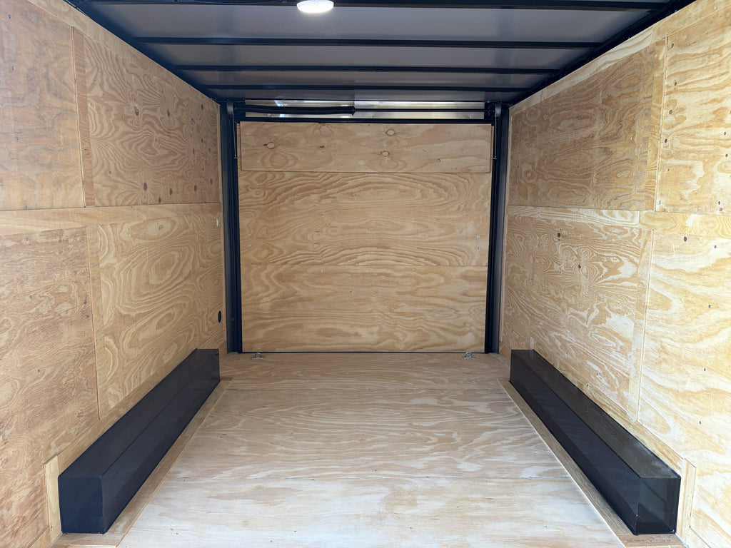 8.5X16TA Red Enclosed Cargo Trailer