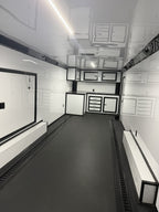 8.5X28TA5 White Race Ready Trailer Car Hauler — image 7 of 11