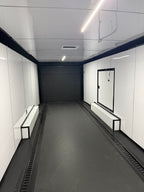 8.5X28TA White Flat Front Race Ready Trailer 28' Racing Trailer — image 7 of 7