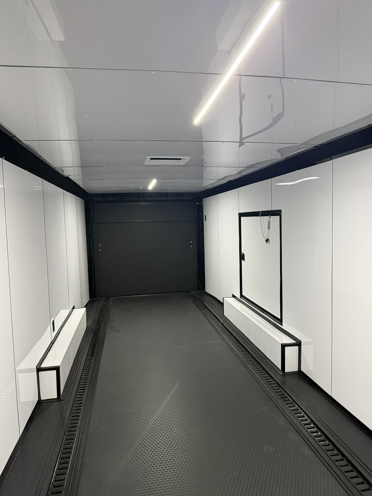 8.5X28TA5 White Race Ready Trailer Car Hauler — image 6 of 11